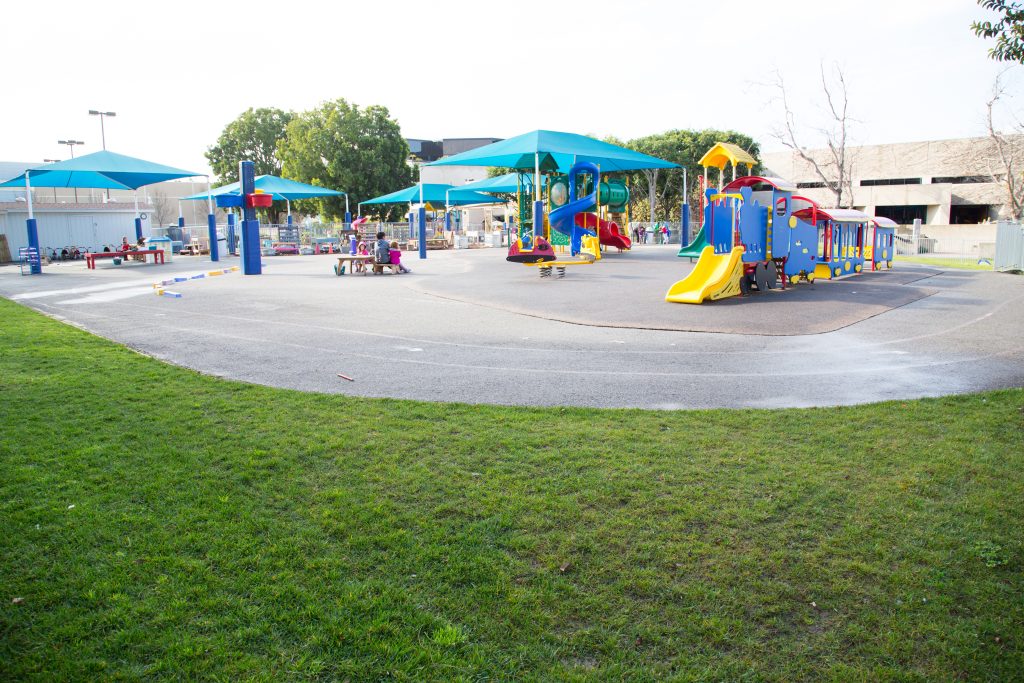 outdoor classroom Mariners Church Preschool